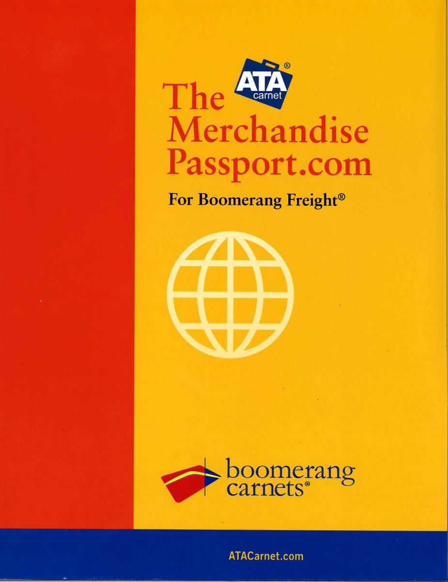 The boomerang carnets ATA Carnet Jacket for Temporary Exports