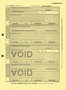 Yellow carnet exportation counterfoil