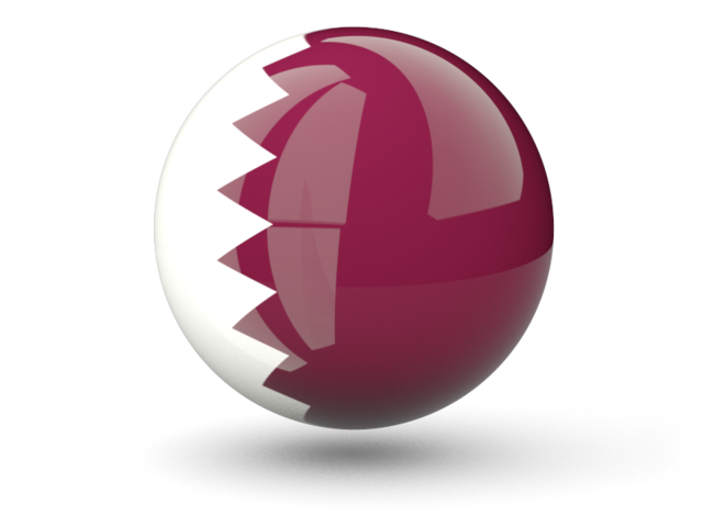 Stylized flag of Qatar